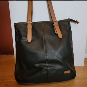 Black Roots purse/tote bag